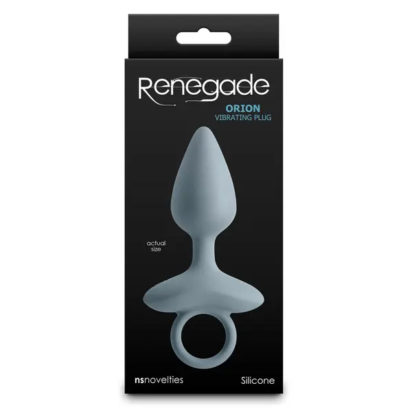 Вибриращ анален разширител Renegade Orion, 10 функции, 13 см, Сив