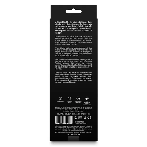 Вибратор с три стимулиращи топчета Gold-n-Dreams Rosa, Син