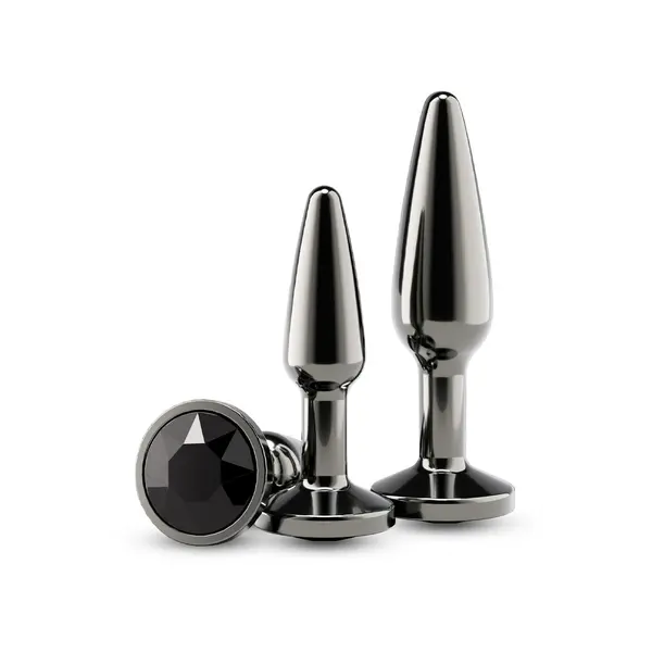 Комплект анални разширители Rear Assets Tapered Trainer Kit, 2 части, 7,8 - 9,9 см, Черен