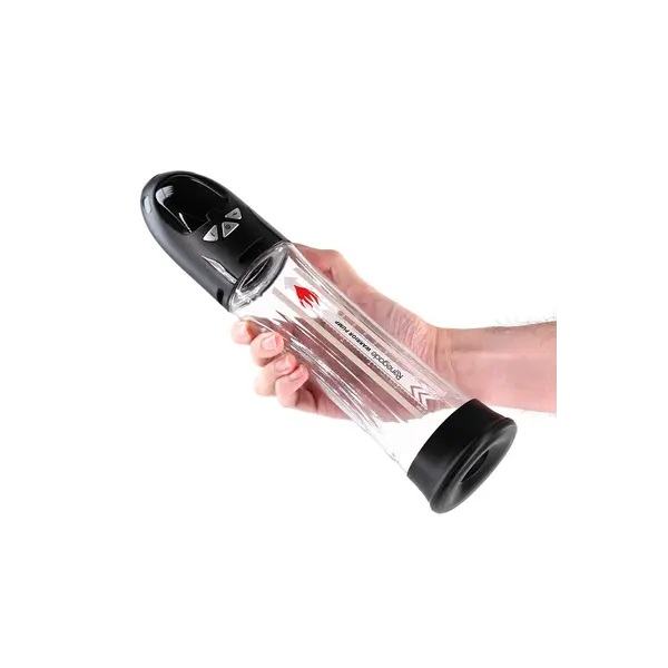 Хидропомпа за пенис Renegade Warrior Pump, LCD дисплей, Презареждаема, Черна