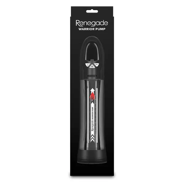Хидропомпа за пенис Renegade Warrior Pump, LCD дисплей, Презареждаема, Черна