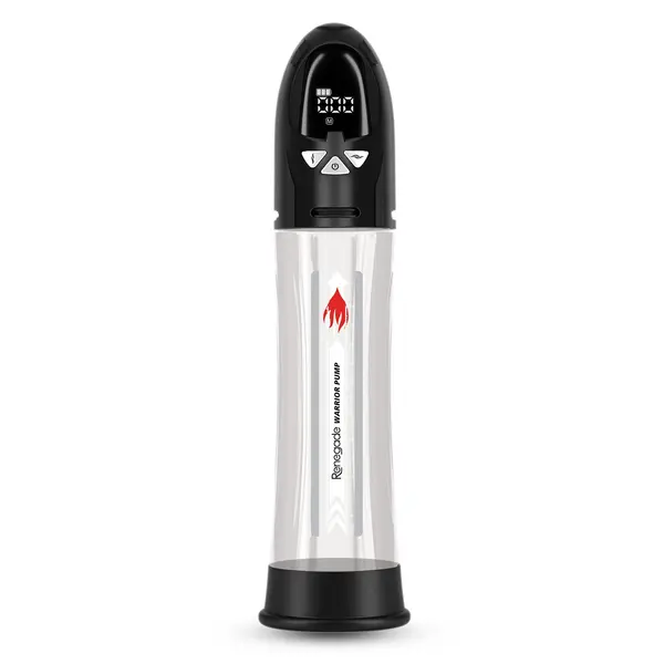 Хидропомпа за пенис Renegade Warrior Pump, LCD дисплей, Презареждаема, Черна