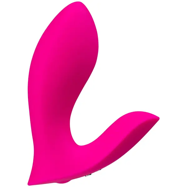 Смарт вибратор за тройна стимулация Lovense Flexer, Розов