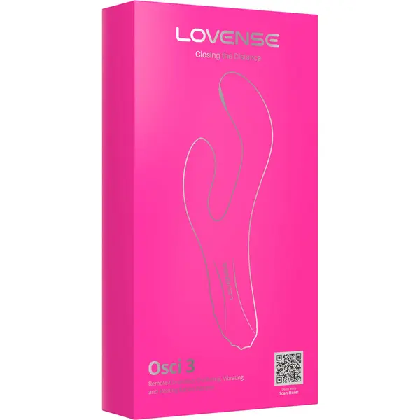 Смарт вибратор за двойна стимулация Lovense Osci 3, Розов