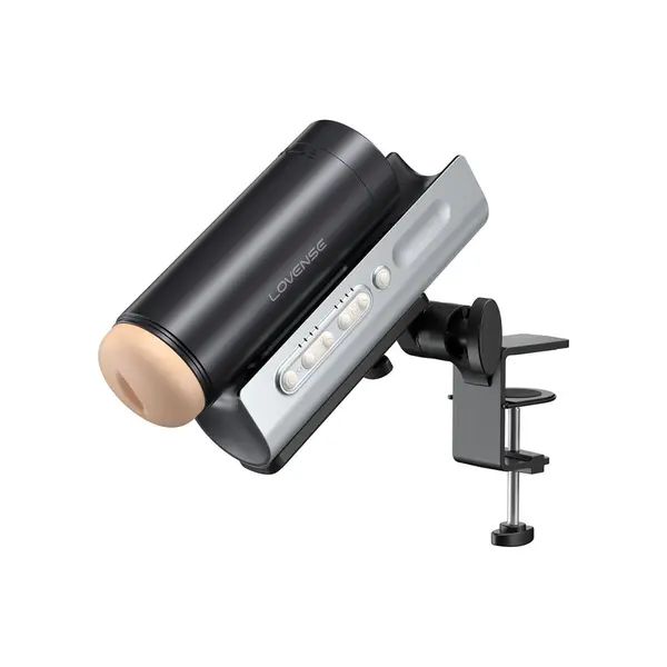 Смарт мастурбатор с тласкащо движение Lovense Solace Pro, Черен