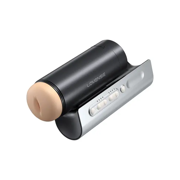 Смарт мастурбатор с тласкащо движение Lovense Solace Pro, Черен