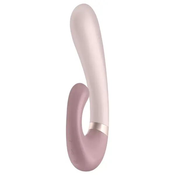 Смарт вибратор със затопляща функция и App контрол Satisfyer Heat Wave, Бежов