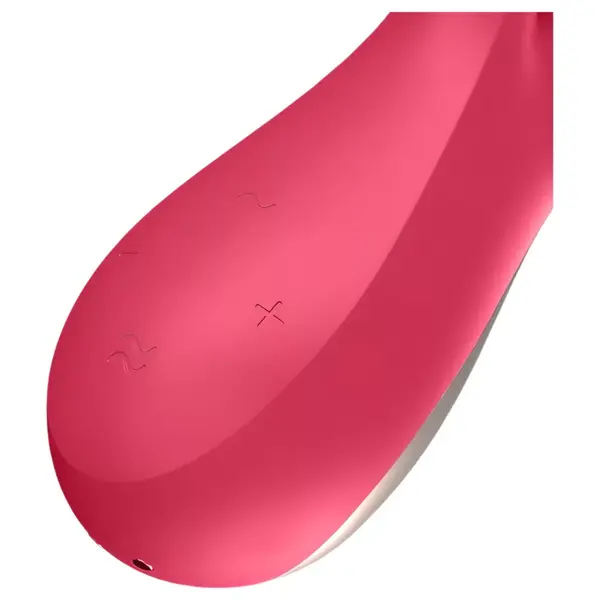 Смарт вибратор за двойна стимулация с App контрол Satisfyer Mono Flex, Червен