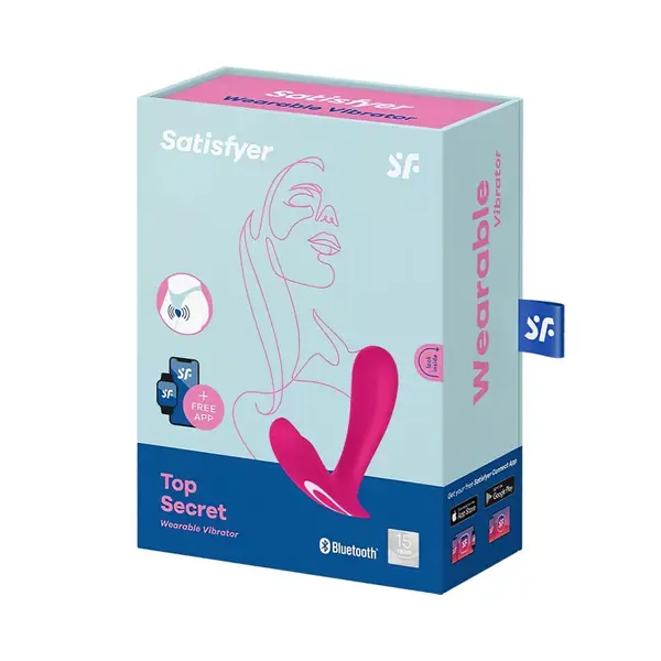 Смарт вибратор за бельо с App контрол Satisfyer Top Secret, Розов