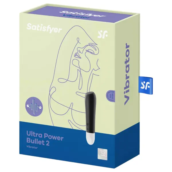 Мини вибратор Satisfyer Ultra Power Bullet 2, Черен
