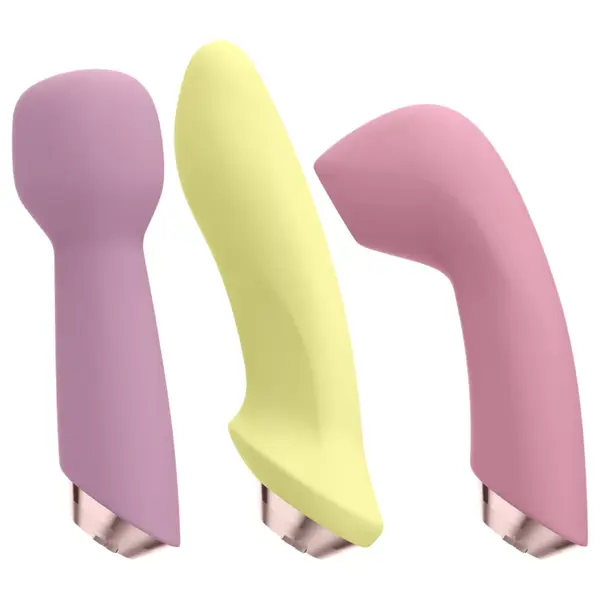 Луксозен комплект мултифункционални вибратори 4-в-1 Satisfyer Marvelous Four, Пастелни нюанси