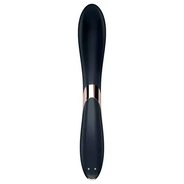 Вибратор за G-точка с подвижно топче Satisfyer Rrrolling, Черен
