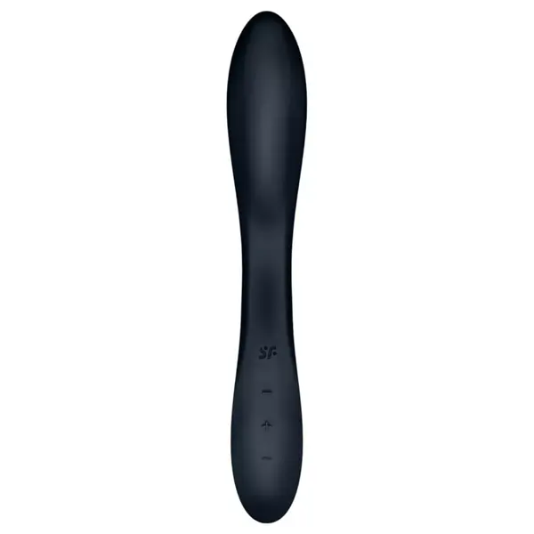 Вибратор за G-точка с подвижно топче Satisfyer Rrrolling, Черен