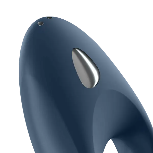 Вибриращ пенис ринг с App контрол Satisfyer Mighty One, Син