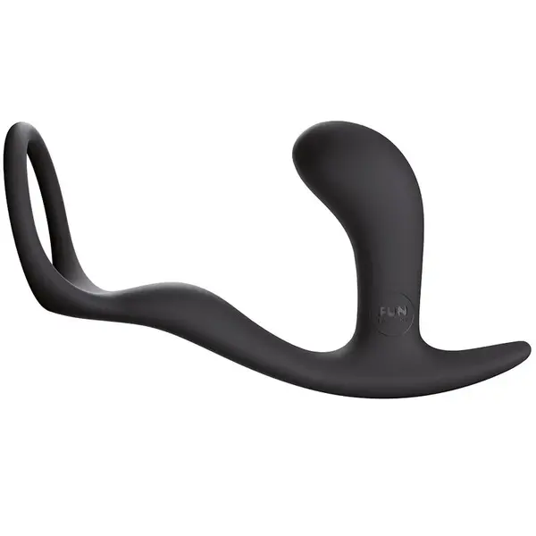 Анален плъг с ринг за простатна стимулация Fun Factory Bootie Ring, Черен