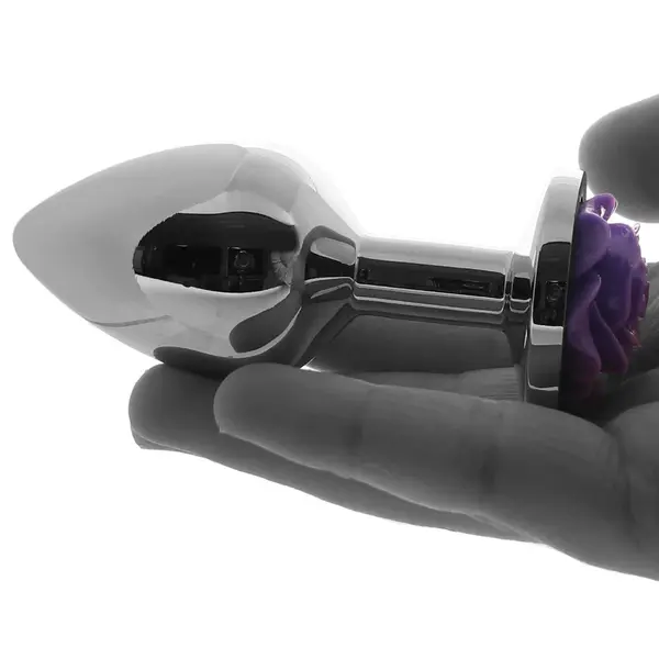 Анален разширител с роза Rear Assets Rose Лилав, размер M