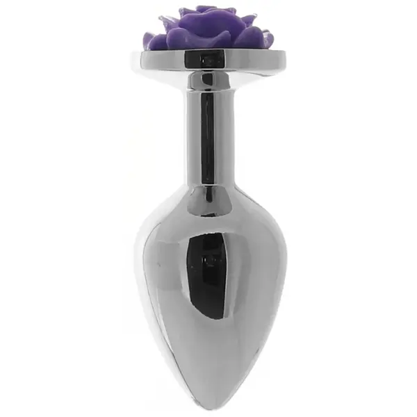 Анален разширител с роза Rear Assets Rose Лилав, размер M