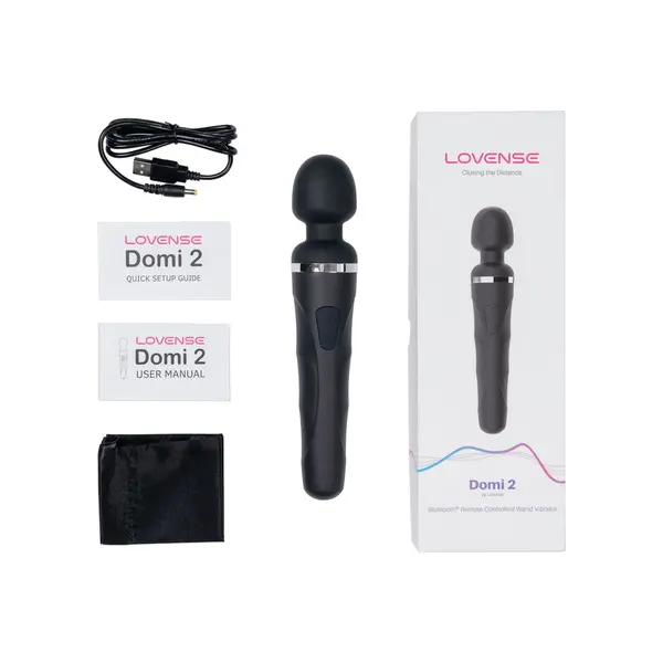 Смарт вибратор масажор Lovense Domi 2, Черен