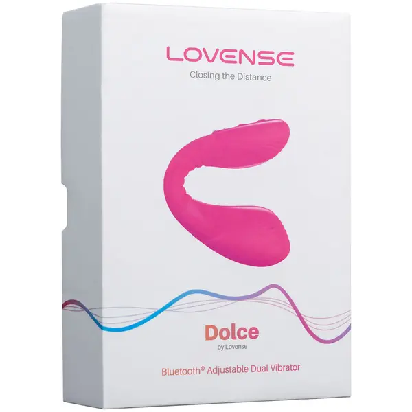 Смарт вибратор за двойна стимулация Lovense Dolce, Розов