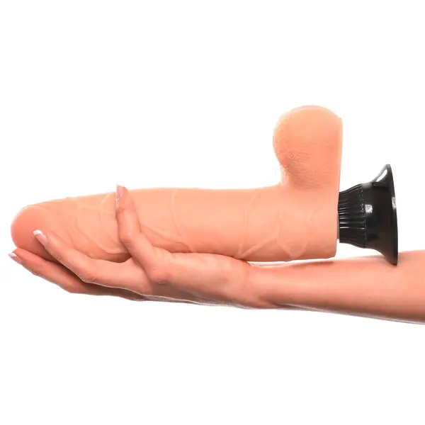 Реалистичен вибратор Real Feel Deluxe No. 9 – телесен, с вендуза, 24 см