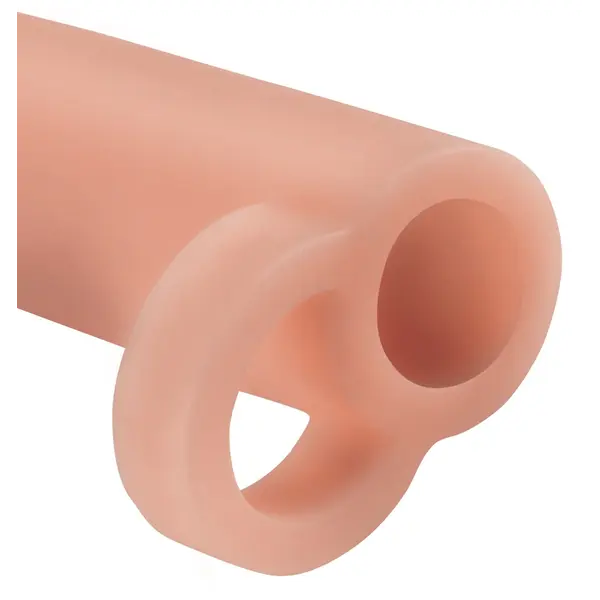 Пенис удебелител 17 см Real Feel Enhancer XL Fantasy X-tensions, пръстен за тестиси, телесен