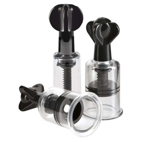 BDSM смукатели за зърна и клитор Limited Edition Super Suckers Trio Fetish Fantasy Series черни