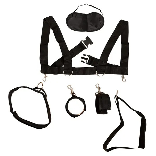 Комплект фиксиращи колани Heavy Duty Position Master Fetish Fantasy Series – черен