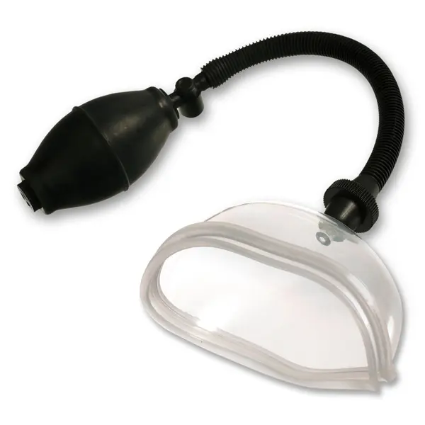 Вагинална вакуум помпа за клитор и лабии High Intensity Pussy Pump Fetish Fantasy Series – прозрачен/черен