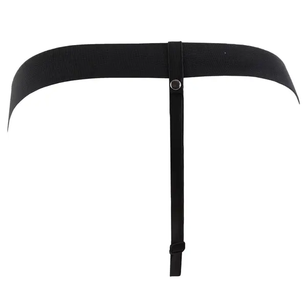 Вибриращ кух страпон колан 19 см за удължаване и пегинг Hollow Strap-On Fetish Fantasy Series – телесен/черен, с USB