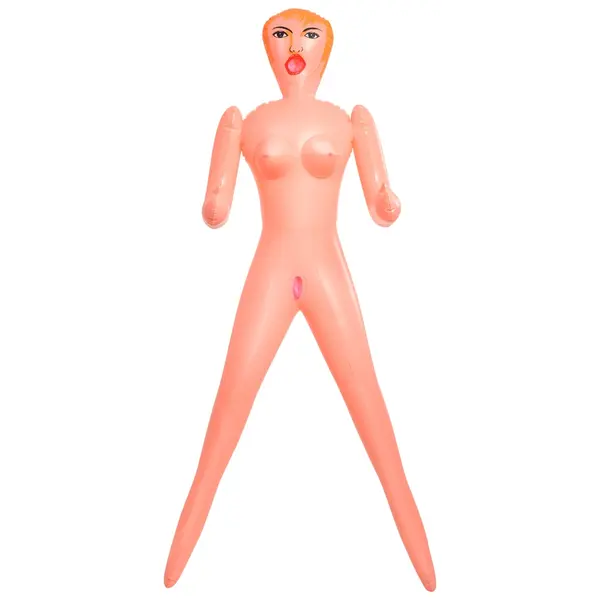 Надуваема любовна кукла Becky The Beginner Babe Pipedream – телесен светъл цвят, с 3 отвора