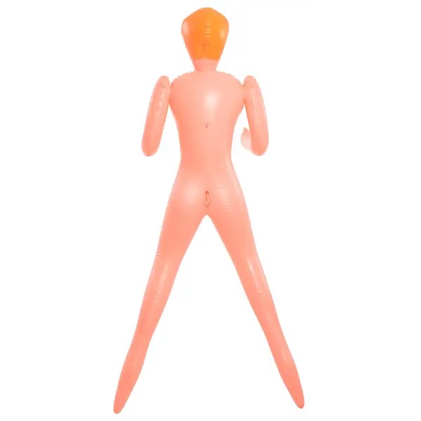 Надуваема любовна кукла Becky The Beginner Babe Pipedream – телесен светъл цвят, с 3 отвора