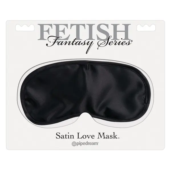 BDSM сатенена маска за очи Satin Love Mask Fetish Fantasy Series – черна
