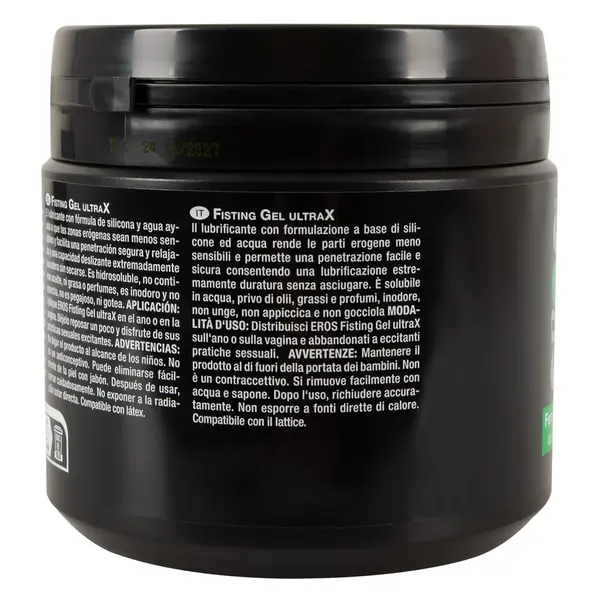 Гел за фистинг EROS Fisting Ultra X, хибридна основа, 500 мл