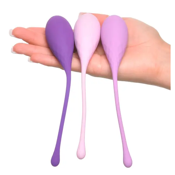 Кегел топчета комплект 3 броя Kegel Train-Her Fantasy For Her, силикон, лилав