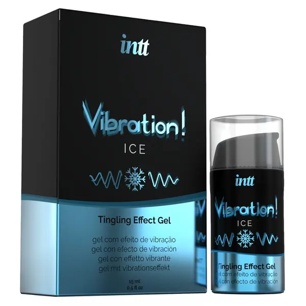 Вибриращ гел с охлаждащ ефект, intt Vibration! Ice, 15 мл