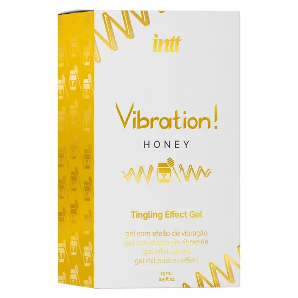 Вибриращ гел с вкус на мед, intt Vibration! Honey, 15 мл