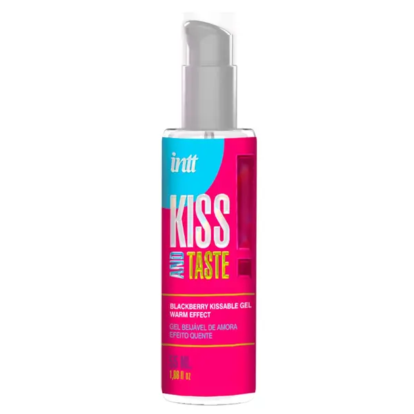 Ядлив лубрикант със затоплящ ефект, intt Kiss and Taste! Blackberry, 50 мл