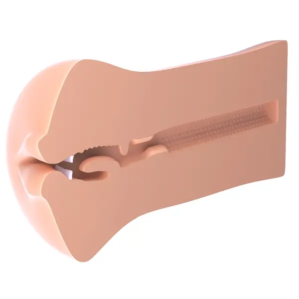 Мастурбатор уста To Go Deep Throat Cocksucker PDX – джобен размер, 16,3 см, светъл тен